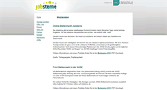 Desktop Screenshot of info.jobsterne.de