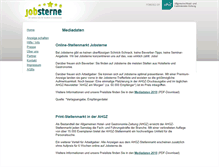 Tablet Screenshot of info.jobsterne.de